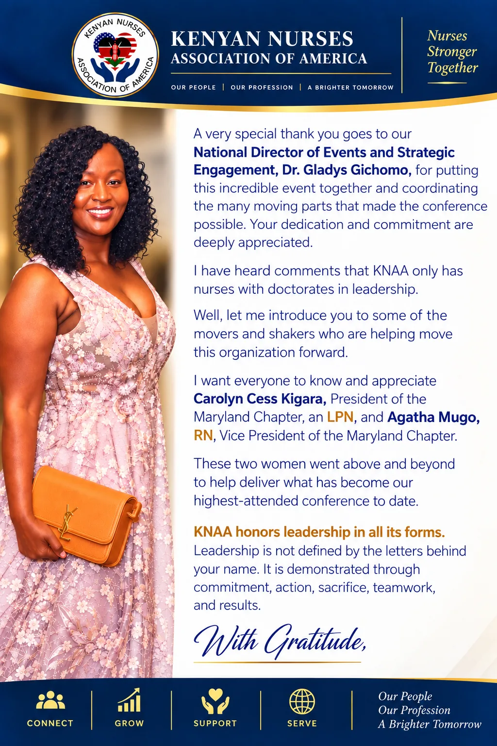 President's message, page 3 of 6